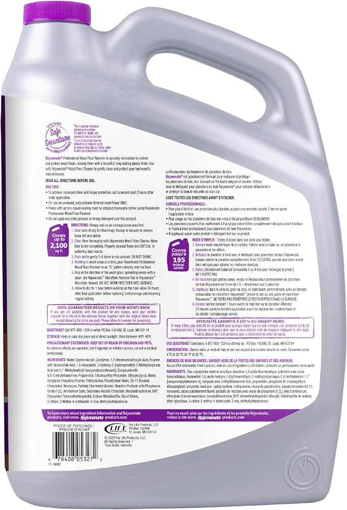 Rejuvenate Professional Wood Floor Restorer Fills Scratches, Shines And - Image 14