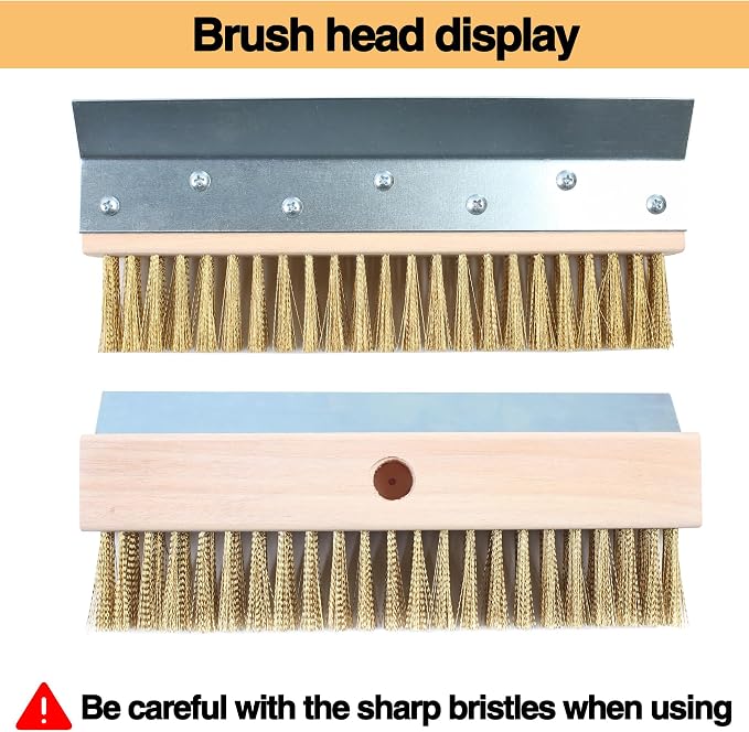Stainless Steel Pizza Oven Brush, Grill Brush - Image 9
