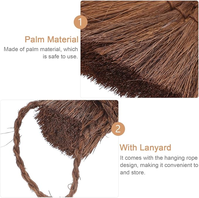 Small Cleaning Broom for Home Lightweight Sweep The Bed Brush Soft Synthetic - Image 4