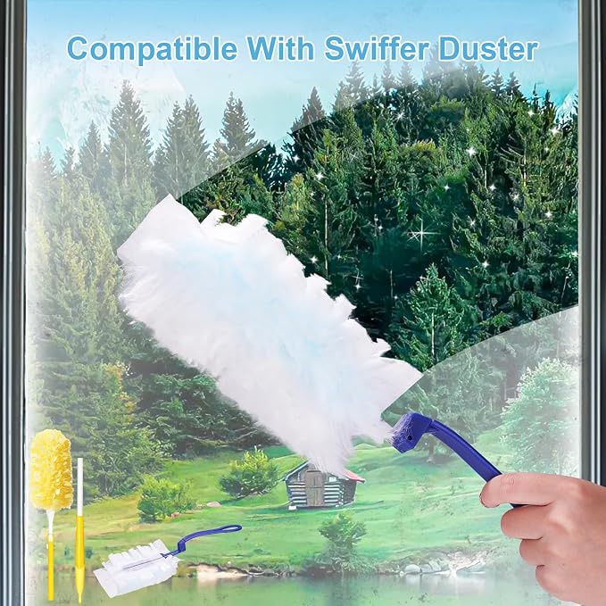 30 Count Duster Refills for Swiffer Duster, Disposable Static Duster Refills - Image 4