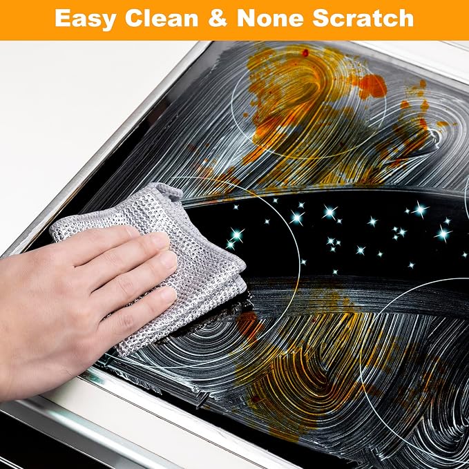 Inkhut Non Scratch Wire Dishcloth, Reusable Steel Wool Scrubber - Image 5
