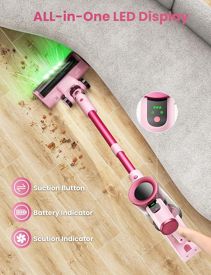 Dzaki Cordless Vacuum Cleaner, Stick Vacuum - Image 3
