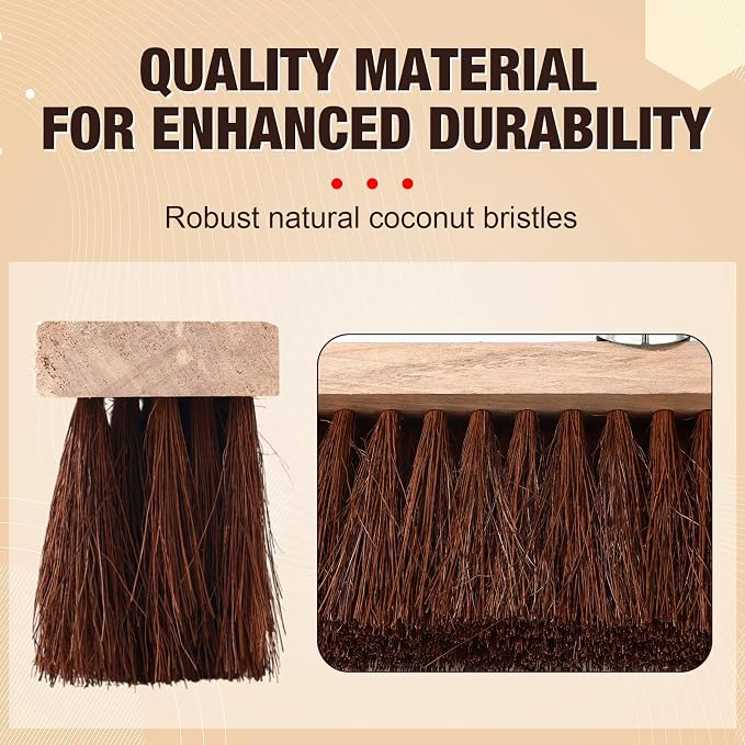 Vesici 6 Pcs Scrub Deck Brush Broom Heads Heavy Duty 10.6 x 2.4 Inch - Image 4