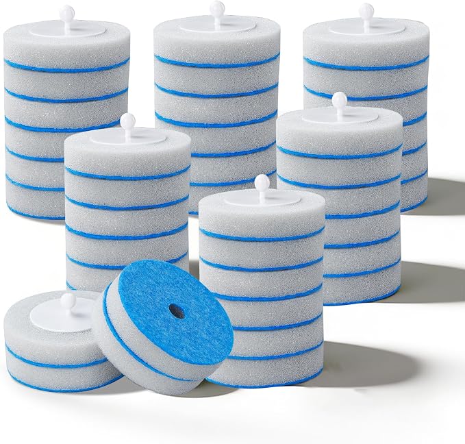 Toilet Wand Refills, Toilet Refill Pads, Disposable Toilet Brush Heads by JUDRDO
