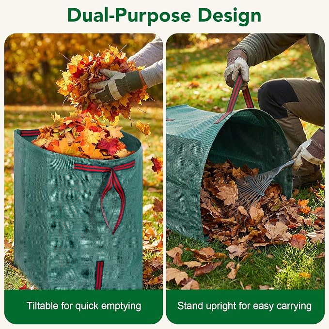 53 Gallon Leaf Collector, For Leaves, Storm Debris, Construction Waste - Image 4