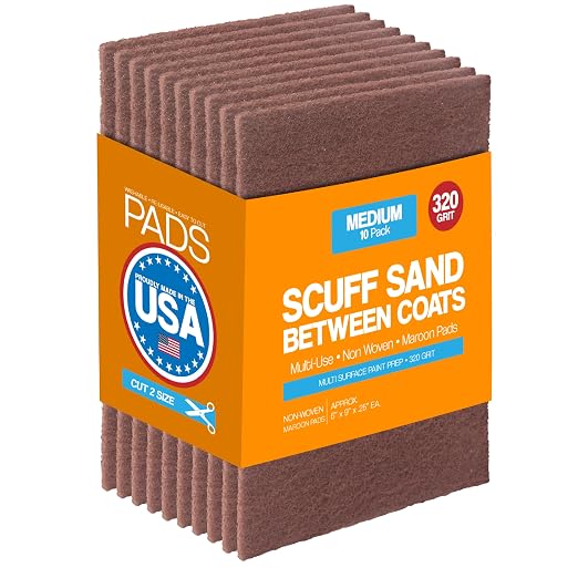 6" x 9" Non-Woven Surface Prep Between Coats Finishing Pads by PeachtreeWoodworkingSupply