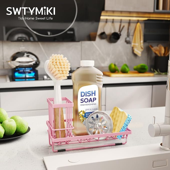 SWTYMIKI Sink Caddy Sponge Holder - Image 5