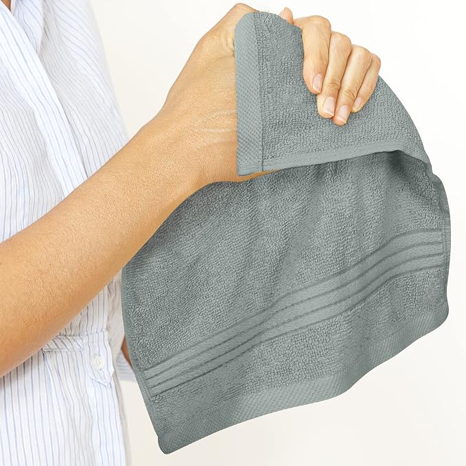 Utopia Towels Wash Cloths Set, 12 by 12 Inches, 100% Cotton Ring Spun, Highly - Image 4