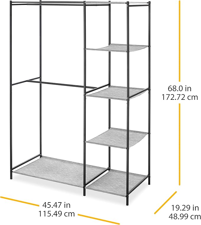 Whitmor Modern Industrial Wardrobe - Image 6