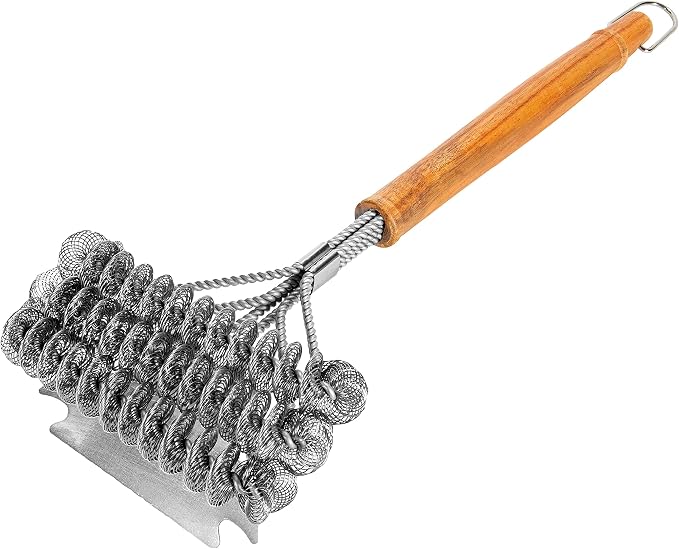 BBQ-AID Grill Brush for Outdoor Grill Bristle Free by BBQ-AID