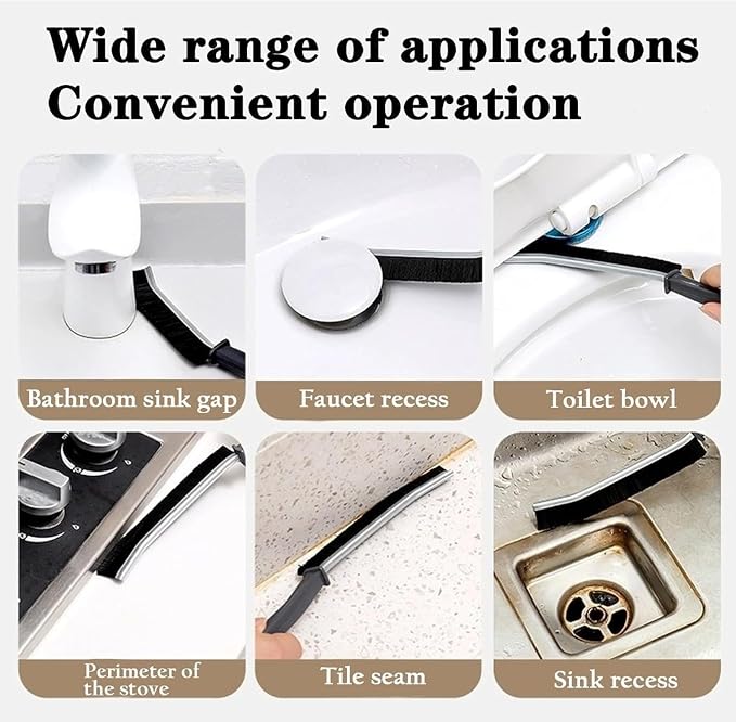 3 pcs Gap Cleaning Brush Hard Bristle Crevice Brush - Image 7