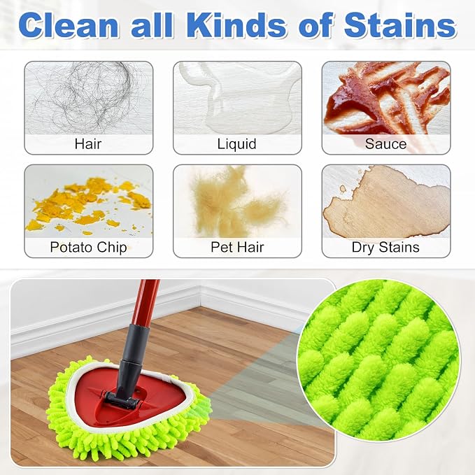 6 Pack Mop Head Replacement Compatiable - Image 6