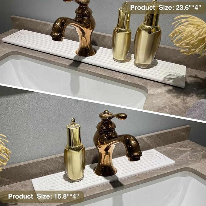 Bar Soap Holder, Diatomite Quick Drying Tray, Kitchen Drying Mat, Faucet Splash - Image 8