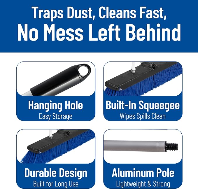 SPARTA 3621961814 Sweep Complete Aluminum Handle Floor Sweep - Image 5