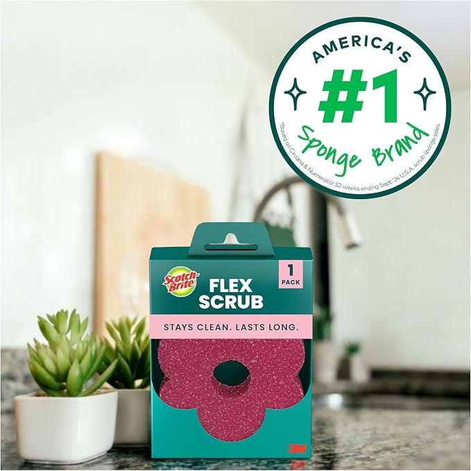 Scotch-Brite Flex Scrub, Non-Scratch Dish Sponge - Image 10