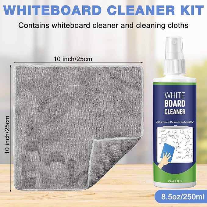 12 Pack Whiteboard Cleaner Spray 8.5oz Dry Erase Board Cleaner - Image 2