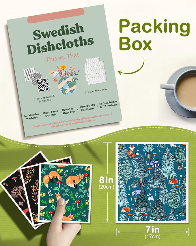 Swedish Dishcloths for Kitchen - Image 2