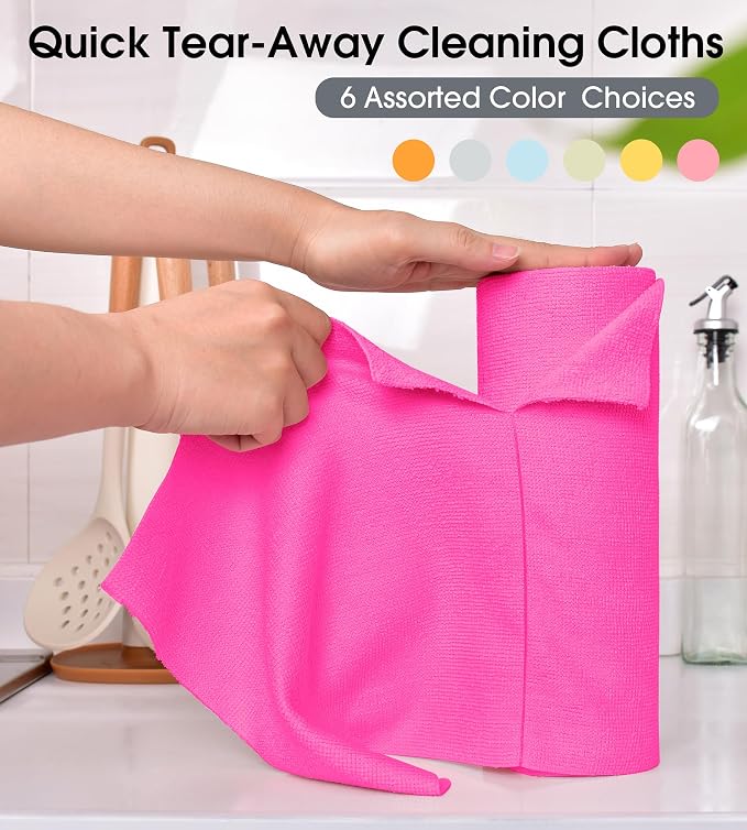 KitchLife Microfiber Cleaning Cloth Roll - Image 7