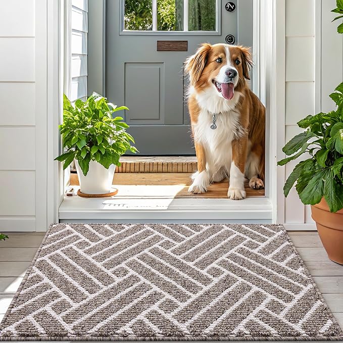 OLANLY Large Indoor Door Mat, 59x35 Inch, Dirt Resistant and Absorbent - Image 6