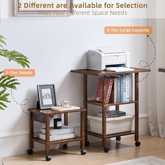 Lerliuo Under Desk Printer Stand - Image 6