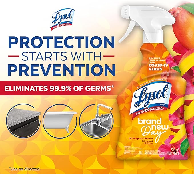 LYSOL Bathroom Cleaner Spray, Foaming Cleaner - Image 5