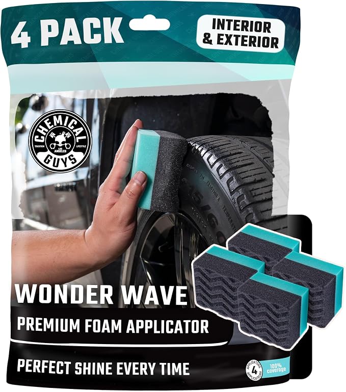 Chemical Guys Wonder Wave Durafoam Contoured Large Tire Shine & Dressing by ChemicalGuys