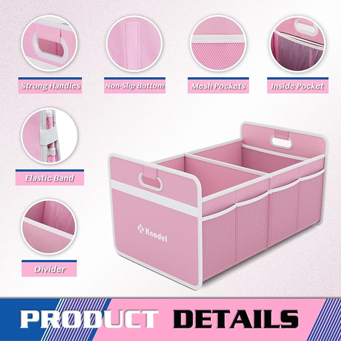 K KNODEL Car Trunk Organizer, Foldable Organizer - Image 3