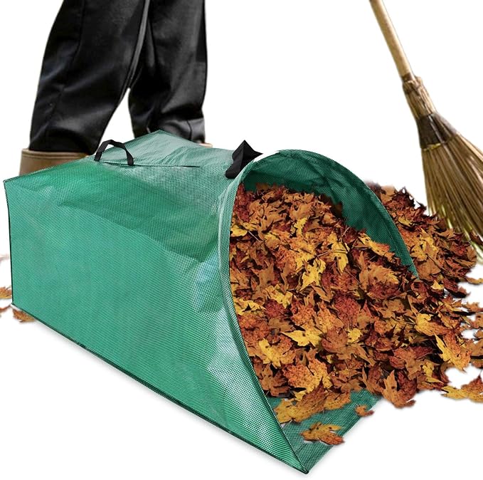 53 Gallon Leaf Collector, Large Yard Dustpan & Reusable Leaf Bag, Foldable by Unknown