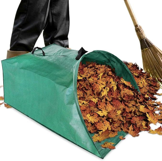 53 Gallon Leaf Collector, Large Yard Dustpan & Reusable Leaf Bag, Foldable by Unknown
