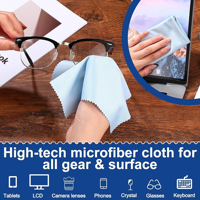 Frienda 50 Pcs Microfiber Cleaning Cloth - Image 3