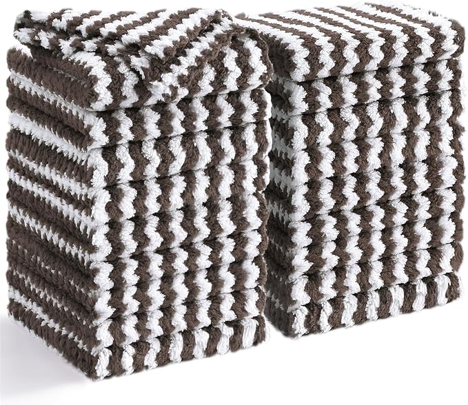 Homaxy 18 Pack Kitchen Dish Cloths, Ultra Soft and Absorbent Dish Towels by Homaxy