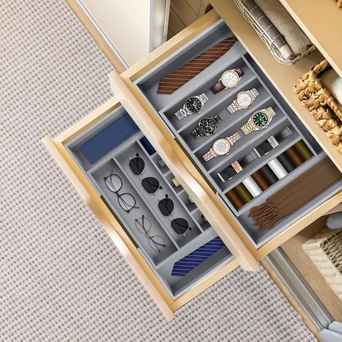 Large Premium Bamboo Silverware Organizer - Image 9