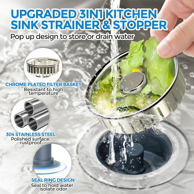 zaa Kitchen Sink Drain Strainer - Image 2