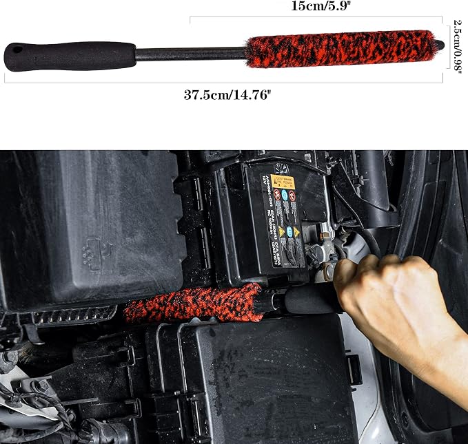 3 Pcs Soft Wheel Brushes for Cleaning Wheels Kit - Image 3