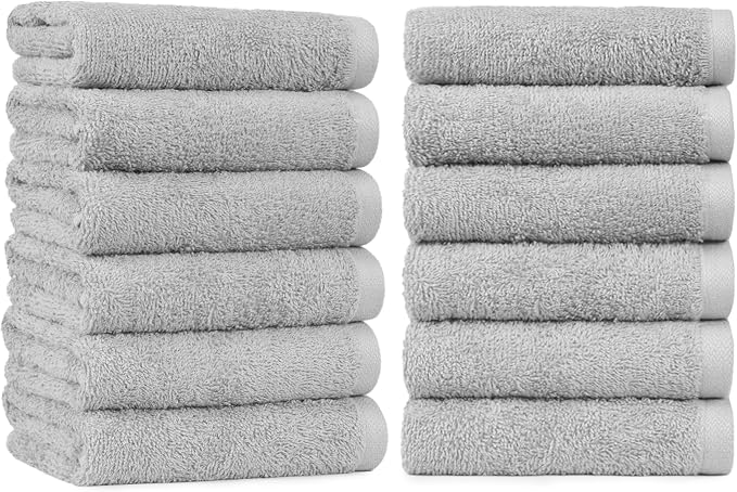 Amazon Basics Soft and Thick Cotton Hand Towels by AmazonBasics