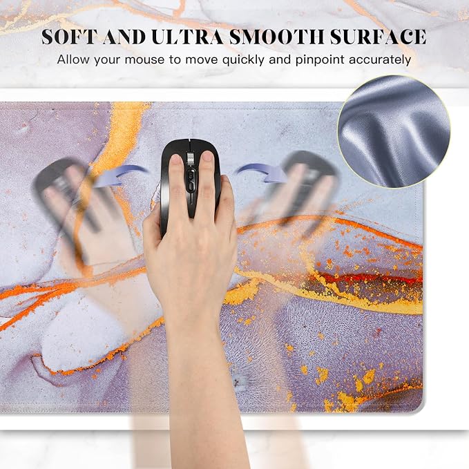 Gimars 4 in 1 Mouse Pad and Keyboard Wrist Rest Set, Large Mouse Pad - Image 7