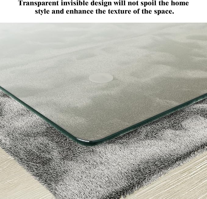 Koonmi Tempered Glass Chair Mat - Image 6
