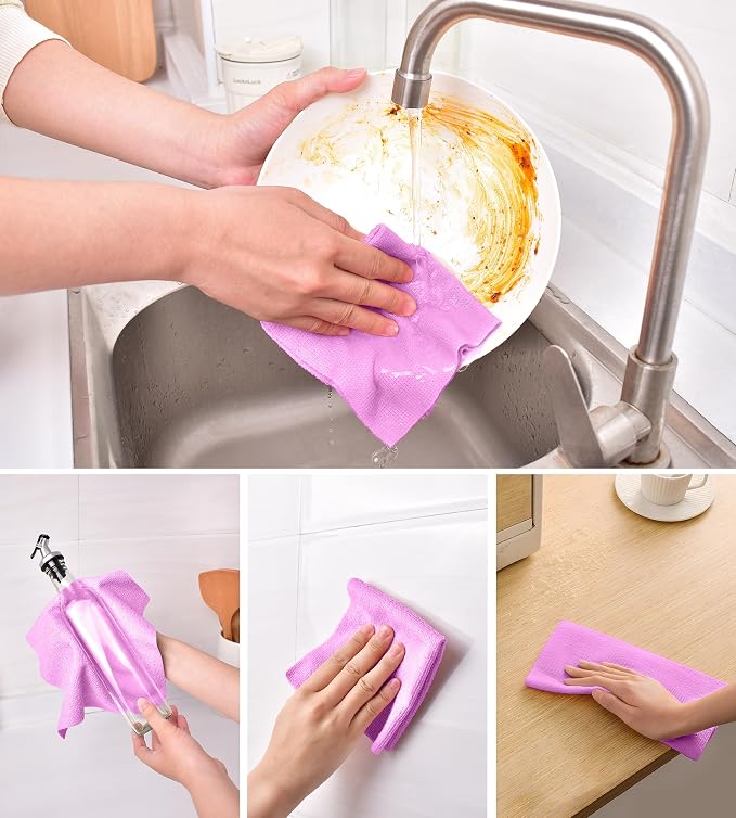 KitchLife Microfiber Cleaning Cloth Roll - Image 2