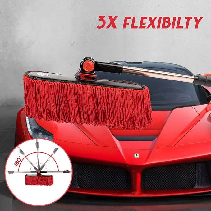 Car Duster Exterior Scratch Free, Soft Car Brush Kit - Image 3