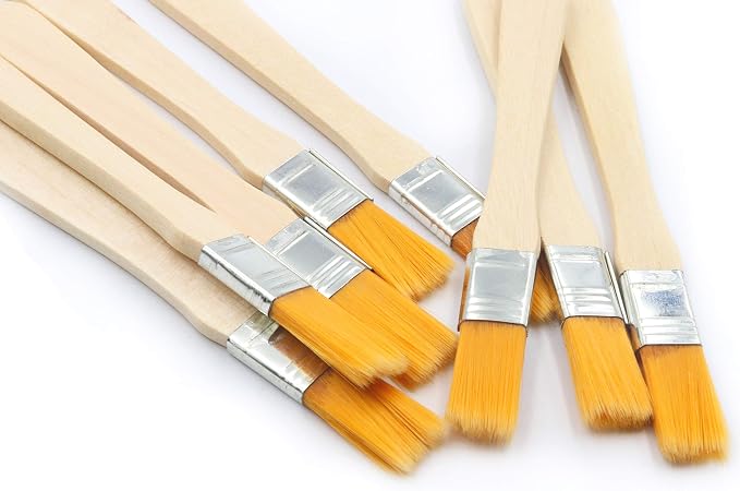 LBY 10pcs Household Cleaning Dusting Brush, 135mm Paint Brush Small Size - Image 3