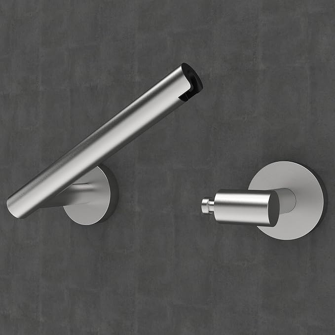 Brushed 2 Pack Toilet Paper Holder SUS304 Stainless Steel Double Post Pivoting - Image 5