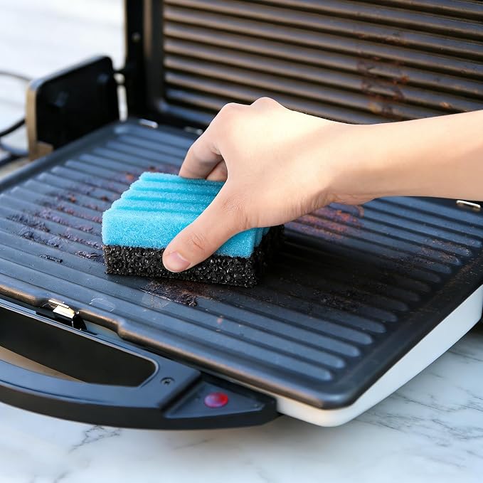EBaokuup 4 Pcs Grill Plate Cleaning Sponge 12207, Electric Grill Cleaning Sponge - Image 5