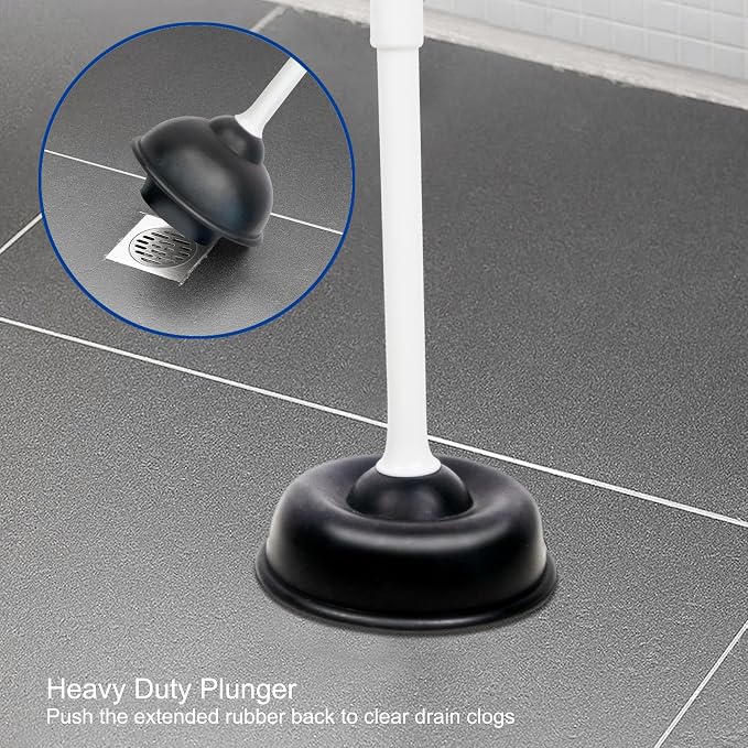 CELOX Toilet Brush and Plunger Set, Toilet Bowl Brush and Holder, Toilet Brush - Image 6