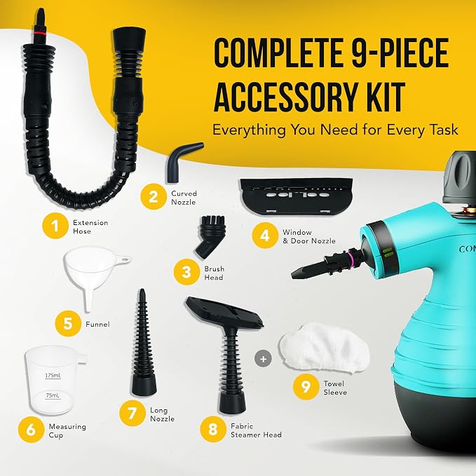 Comforday Multi-Purpose Handheld Pressurized Steam Cleaner - Image 4