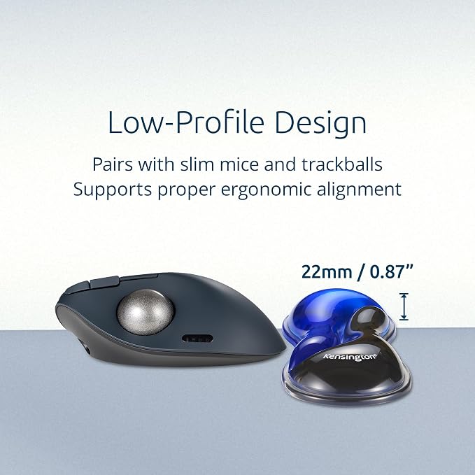 Kensington Slim Duo Gel Mouse Wrist Rest Support Cushion - Image 2