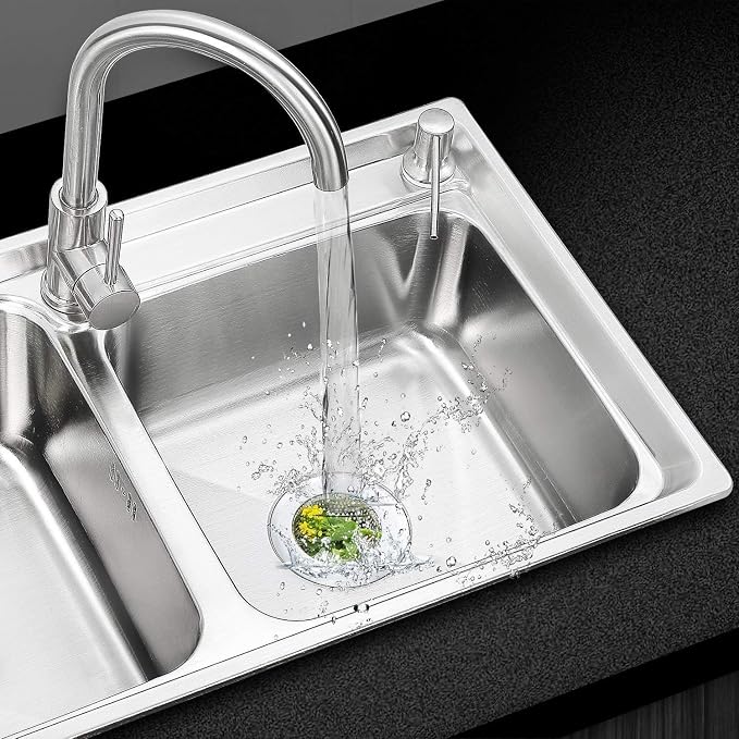 2 Pack - 2.75" Top / 1.5" Basket, Stainless Steel Slop, Kitchen and Bathroom - Image 6