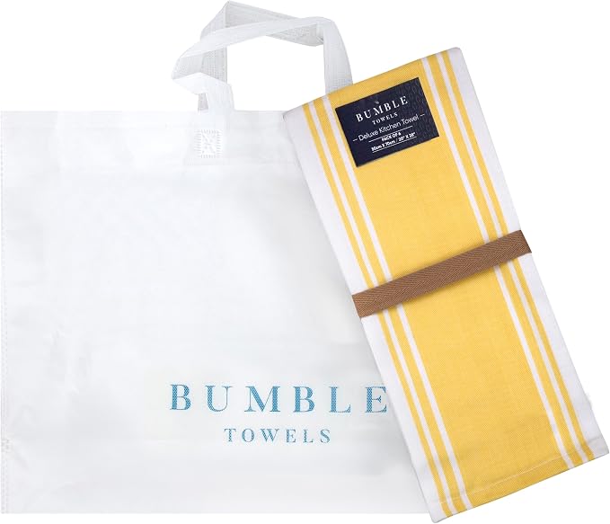 Premium Kitchen Towels | Large Cotton Dish Towels | Flat & Terry Highly - Image 5