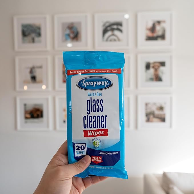 Sprayway SW199R Ammonia-Free Glass Cleaner Wipes, Fresh Scent - Image 7