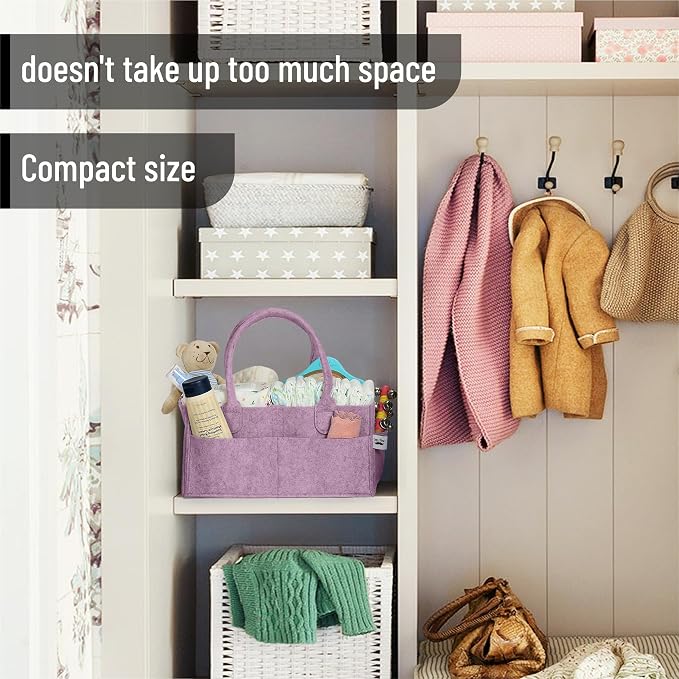 Mr. Pen- Baby Diaper Caddy Organizer, Orchid Mist, Baby Caddy Organizer - Image 5