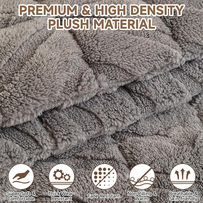 OTOB Couch Covers for 3 Cushion Couch Sofa Pet Friendly, Washable & Non Slip - Image 2